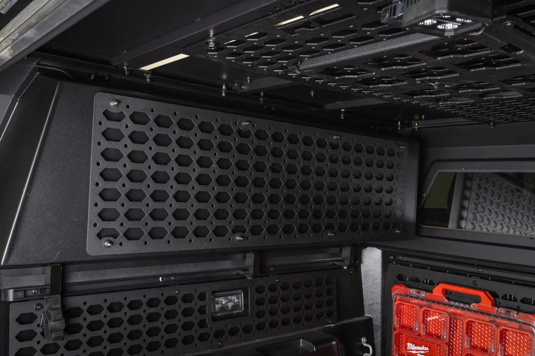 Rough Country Molle Panel Kit |  Bed Cap Side Box Internal | Toyota Tacoma 2WD/4WD (16-26) 73134 - Back View