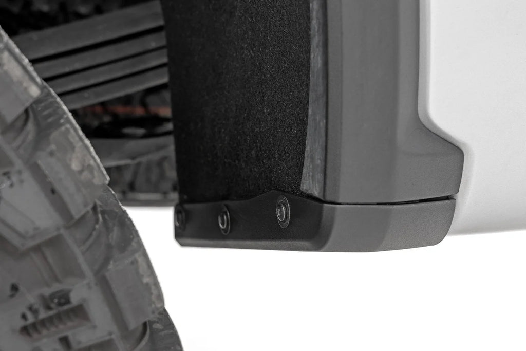 Rough Country Mud Flap Delete | Chevy Silverado 2500 HD/3500 HD 2WD/4WD (2020-2026) - Back View