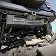 Load image into Gallery viewer, Rough Country Muffler Skid Plate | Jeep Wrangler JK/Wrangler Unlimited  (2007-2018) 779 - Installation View