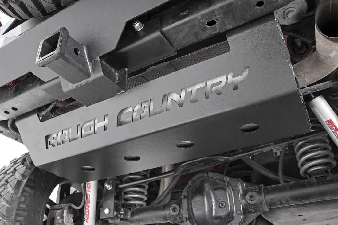 Rough Country Muffler Skid Plate | Jeep Wrangler JK/Wrangler Unlimited  (2007-2018) 779 - Additional View 5