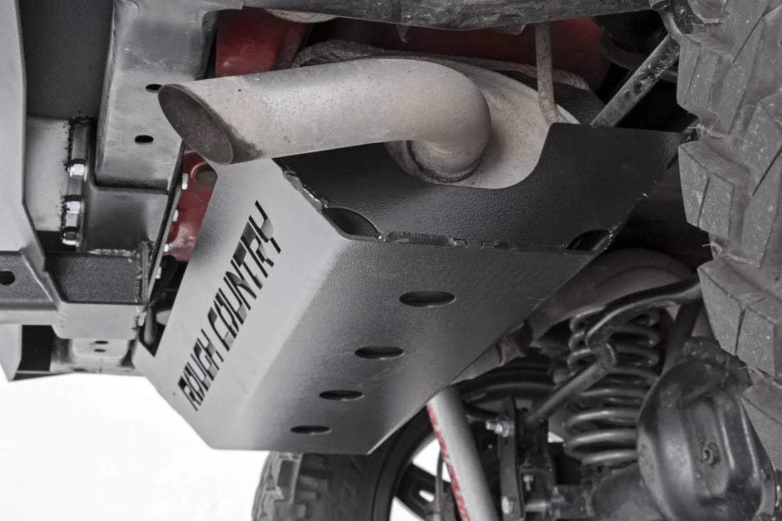 Rough Country Muffler Skid Plate | Jeep Wrangler JK/Wrangler Unlimited  (2007-2018) 779 - Additional View 6
