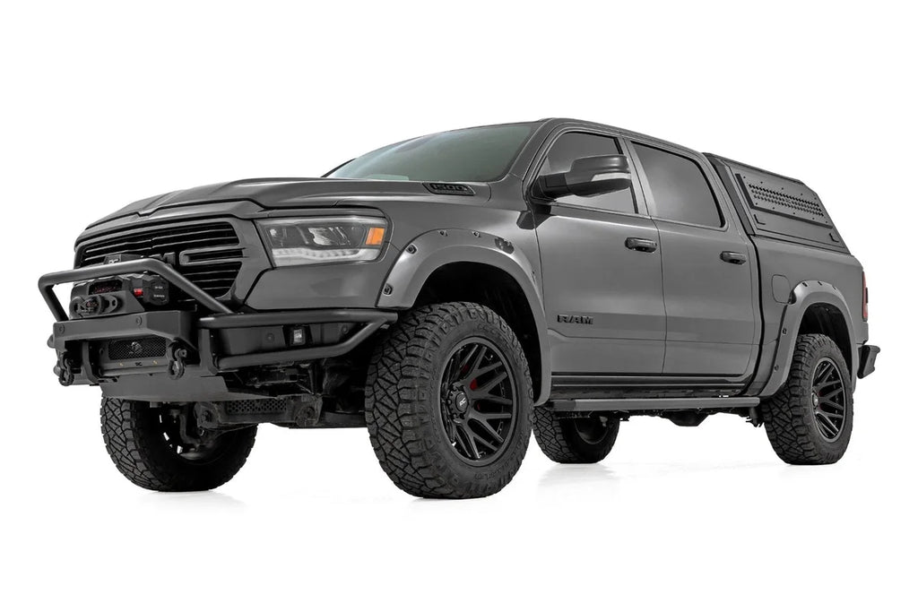 Rough Country Multi-Color LED Running Boards | Crew Cab | Ram 1500 (19-26)/1500 TRX (21-24) 55004 - Back View