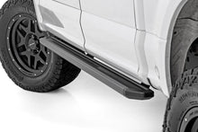 Load image into Gallery viewer, Rough Country Multi-Color LED Running Boards | Crew Cab | Ford F-150/Lightning/F-250/F-350/Raptor (15-26) - Side View