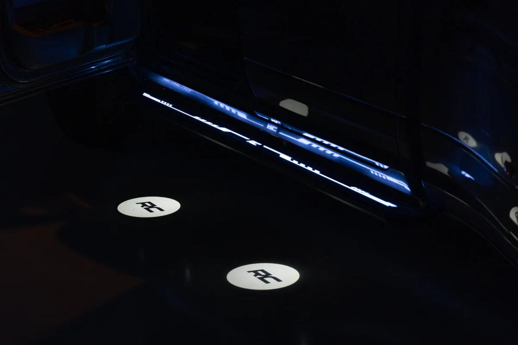 Rough Country Multi-Color LED Running Boards | Crew Cab | Ram 2500/3500 2WD/4WD (2011-2026) - Side View