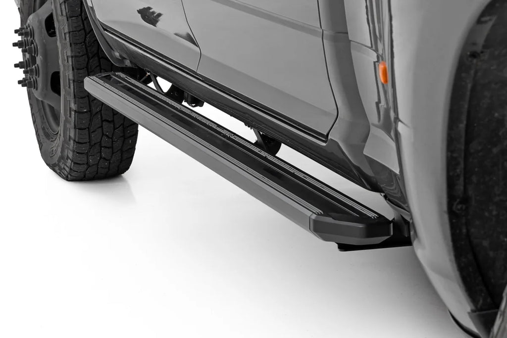 Rough Country Multi-Color LED Running Boards | Crew Cab | Ram 2500/3500 2WD/4WD (2011-2026) - Back View