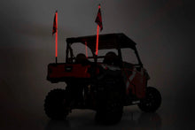 Load image into Gallery viewer, Rough Country Multi-Color LED | Whip | 4' Long | Pair 93004 - Installation View
