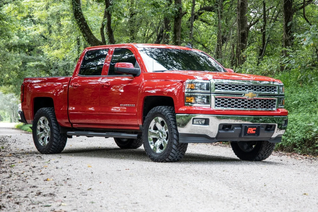 Rough Country N3 Leveling Struts | 2 Inch | Loaded Strut | Chevy/GMC 1500 (14-18 & Classic) 501063 - Back View
