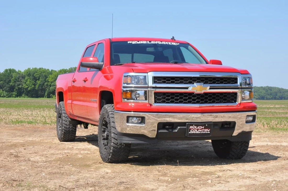 Rough Country N3 Leveling Struts | 2 Inch | Loaded Strut | Chevy/GMC 1500 Truck & SUV (07-14) 501029 - Back View