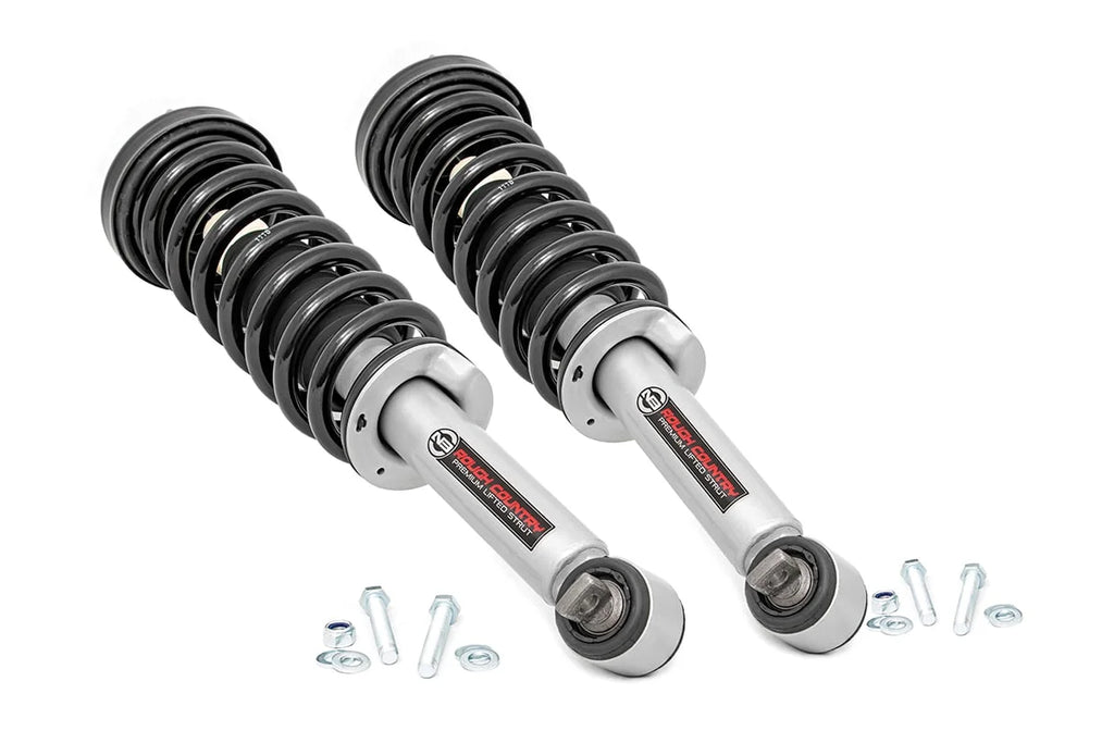 Rough Country N3 Leveling Struts | 2 Inch | Loaded Strut | Ford F-150 4WD (2014-2024) 501068 - Main Product View