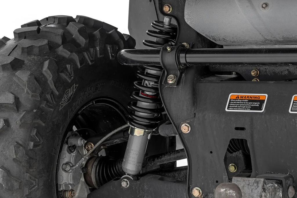 Rough Country N3 Rear Coil Over Shocks | Stock | Can-Am Defender HD 5/HD 8/HD 9 - Back View