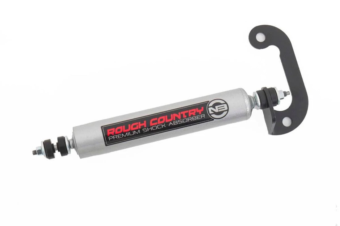 Rough Country N3 Steering Stabilizer | 8-lug Only | 6-Inch Lift | Chevy C2500/K2500 C3500/K3500 Truck (88-00) 8731230 - Si...