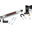 Load image into Gallery viewer, Rough Country N3 Steering Stabilizer | Axle Bracket | 2-8 Inch Lift | Jeep Wrangler JK (07-18) 8731930 - Side View