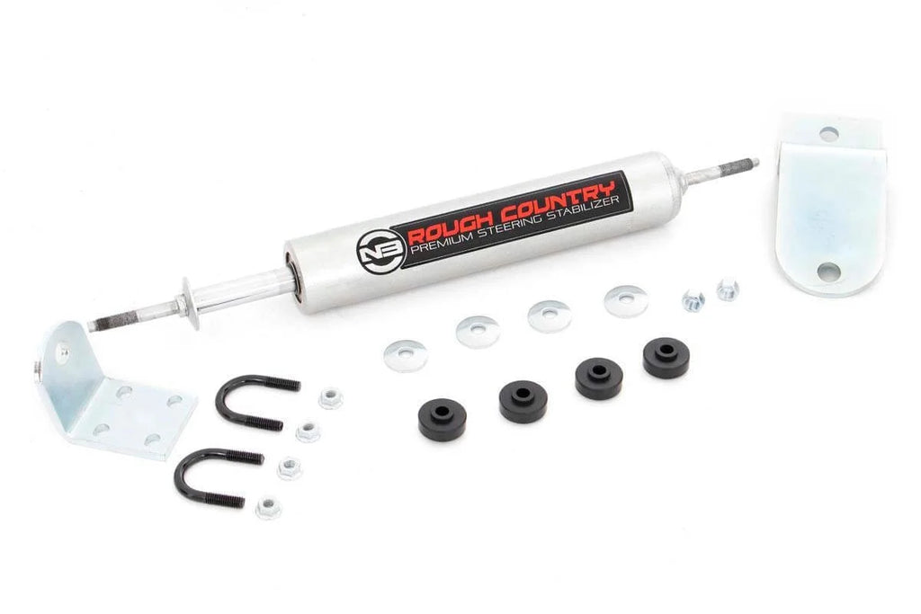 Rough Country N3 Steering Stabilizer | Dodge 1500 (94-01)/2500 (94-02) 2WD 8738730 - Side View