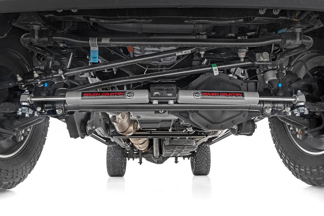 Rough Country N3 Steering Stabilizer | Dual | 2-8 Inch Lift | Ford F-250/F-350 Super Duty (05-24) 8749130 - Additional View 5
