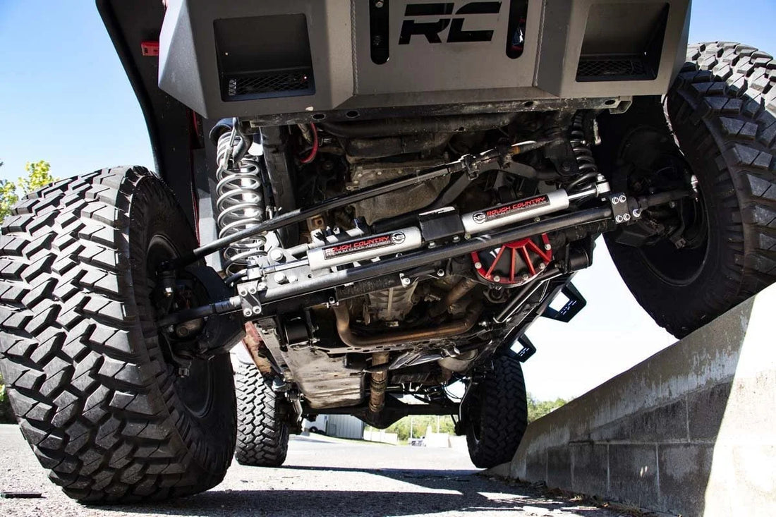 Rough Country N3 Steering Stabilizer | Dual | 2-8 Inch Lift | Jeep Wrangler JK/Wrangler Unlimited (07-18) 8734930 - Instal...