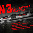 Load image into Gallery viewer, Rough Country N3 Steering Stabilizer | Dual | 2-8 Inch Lift | Jeep Wrangler JK/Wrangler Unlimited (07-18) 8734930 - Additi...