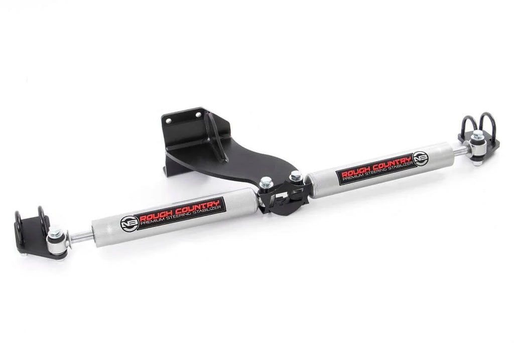 Rough Country N3 Steering Stabilizer | Dual | 2.5-8 Inch Lift | Ram 2500 (14-24)/3500 (13-24) 8749430 - Main Product View