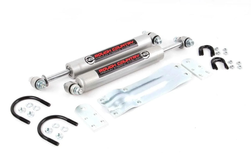 Rough Country N3 Steering Stabilizer | Dual | Chevy/GMC C10/K10 C15/K15 Truck/Half-Ton Suburban/Jimmy 4WD 8735630 - Main P...