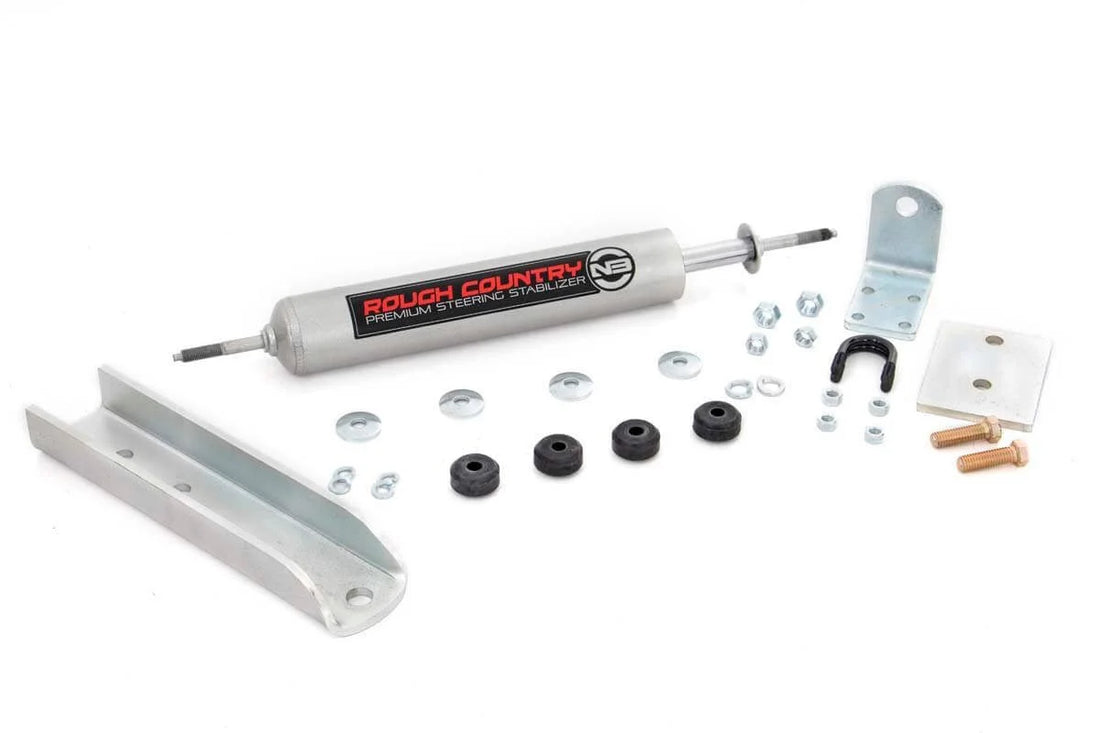 Rough Country N3 Steering Stabilizer | Ford Bronco II 2WD/4WD (1984-1990) 8733130 - Side View