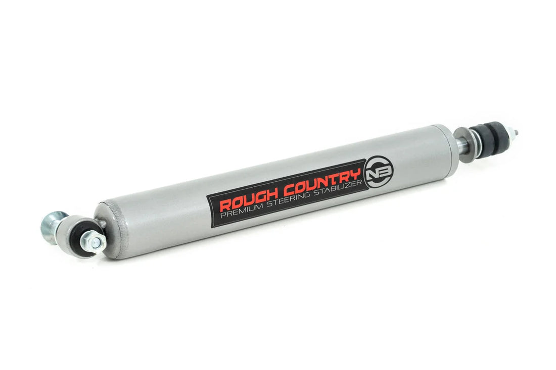 Rough Country N3 Steering Stabilizer | Ford F-250/F-350 Super Duty 4WD (2005-2007) 8732230 - Side View