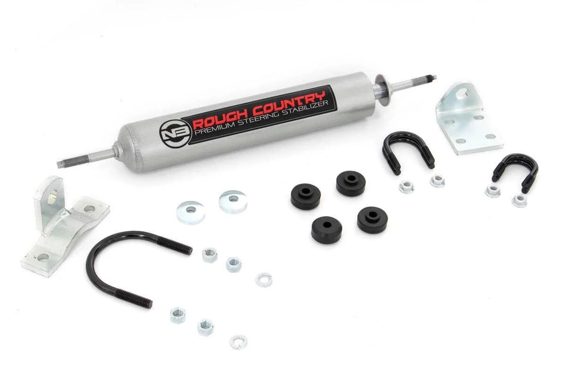 Rough Country N3 Steering Stabilizer | Jeep CJ 7 4WD (1976-1986) 8734530 - Side View