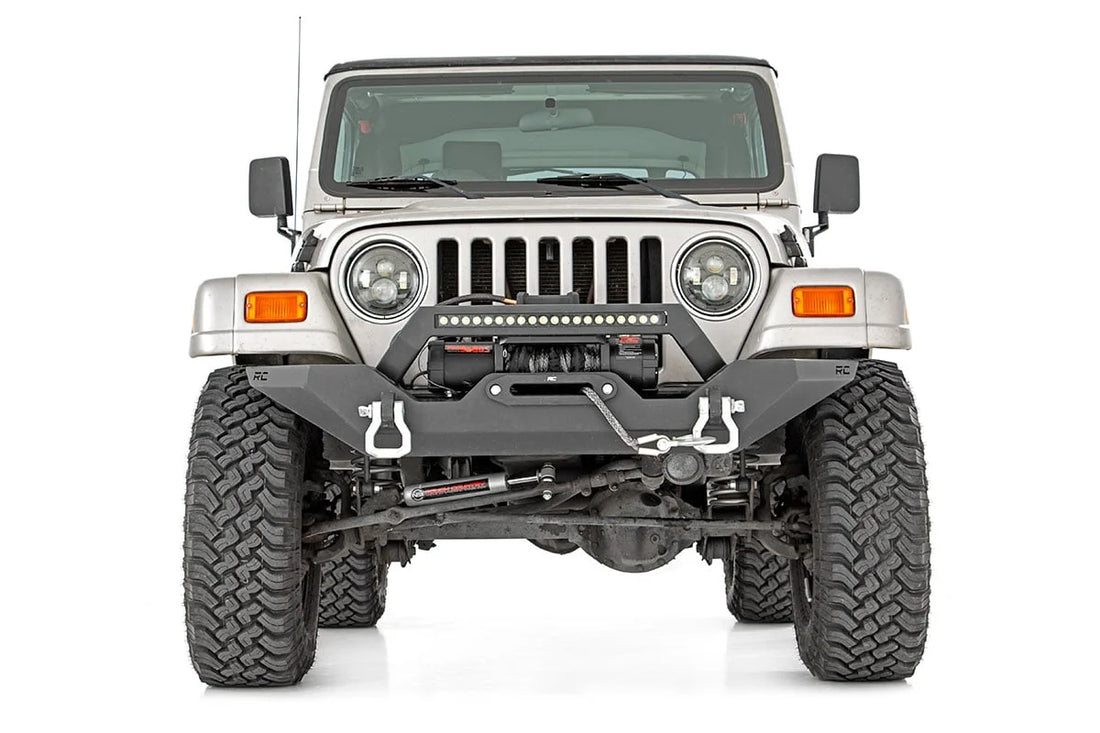 Rough Country N3 Steering Stabilizer | Multiple Makes & Models (Chevy/GMC/Jeep) 8731730 - Installation View