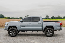 Load image into Gallery viewer, Rough Country Nerf Steps | Cab Length | Crew Cab | 5' Bed | Toyota Tacoma 2WD/4WD (05-23) - Installation View