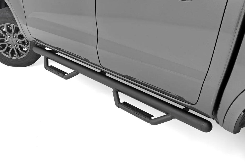 Rough Country Nerf Steps | Cab Length | Crew Cab | Ford Ranger 2WD/4WD (2019-2025) - Main Product View
