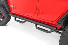 Load image into Gallery viewer, Rough Country Nerf Steps | Wheel to Wheel | 4 Door | Jeep Wrangler Unlimited 4WD (18-26) - Main Product View