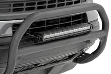 Load image into Gallery viewer, Rough Country Nudge Bar | 20 Inch BLK DRL Single Row LED | Ford Bronco Sport 4WD (21-24) 51042 - Side View