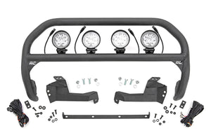 Rough Country Nudge Bar | 4 Inch Round Led (x4) | Ford Bronco Sport 4WD (2021-2024) 51044 - Main Product View