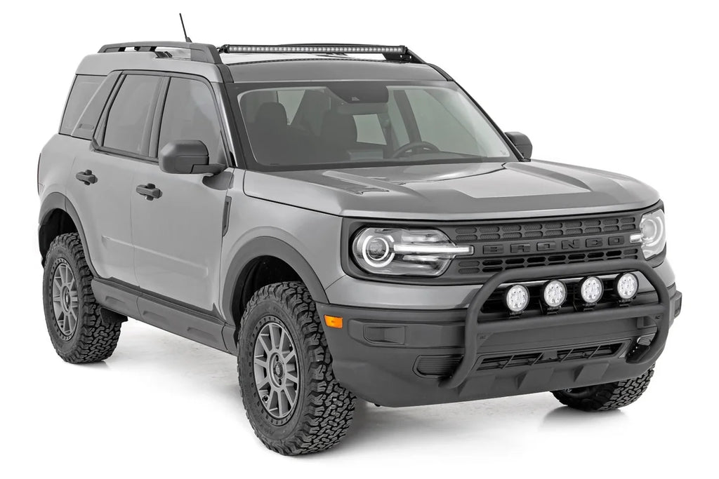 Rough Country Nudge Bar | 4 Inch Round Led (x4) | Ford Bronco Sport 4WD (2021-2024) 51044 - Side View