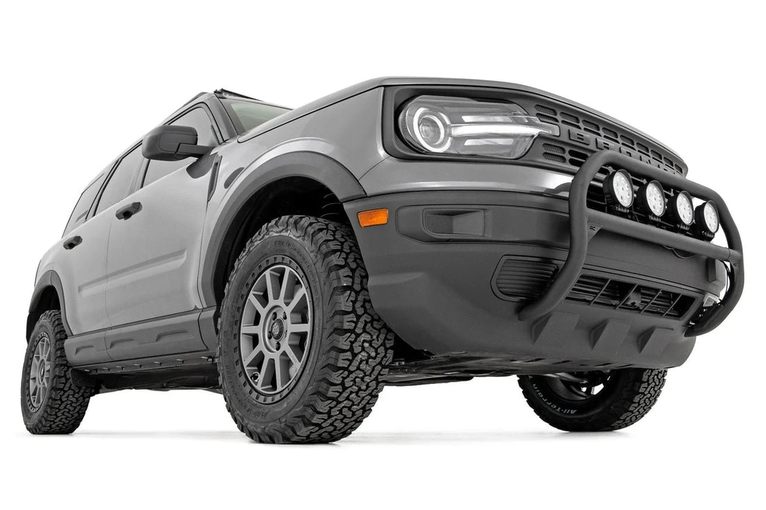 Rough Country Nudge Bar | 4 Inch Round Led (x4) | Ford Bronco Sport 4WD (2021-2024) 51044 - Installation View
