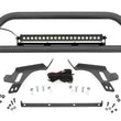 Load image into Gallery viewer, Rough Country Nudge Bar | w/ Tow Hooks | 20 Inch Black Single Row LED | Ford Bronco Sport (21-24) - Main Product View