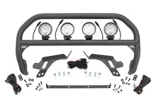 Load image into Gallery viewer, Rough Country Nudge Bar | w/ Tow Hooks | 4 Inch Round Led (x4) | Ford Bronco Sport (21-24) - Main Product View