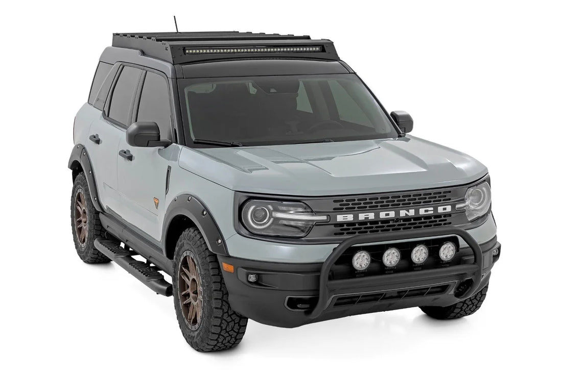 Rough Country Nudge Bar | w/ Tow Hooks | Ford Bronco Sport 4WD (2021-2024) - Back View