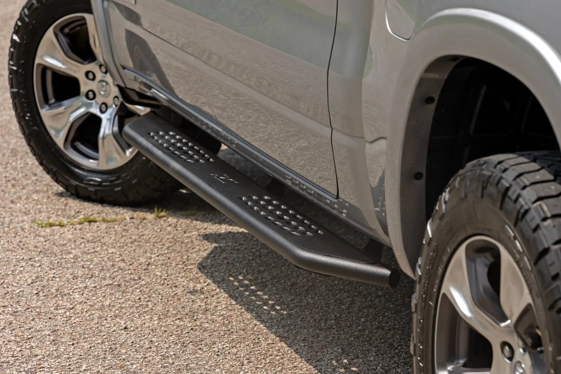 Rough Country OV2 Running Boards | Side Step Bars | Crew Cab | Ram 1500 (19-25)/1500 TRX (21-24) 14008 - Additional View 5