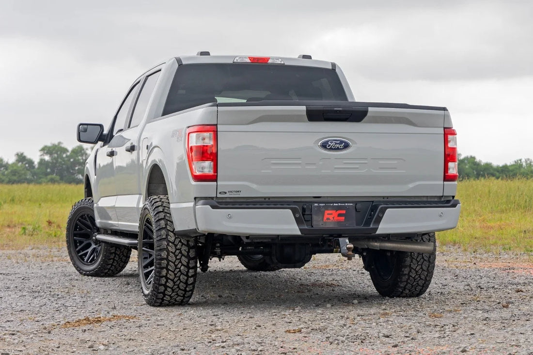 Rough Country OV2 Running Boards | Side Step Bars | Crew Cab | Ford F-150/Lightning/F-250/F-350 (15-26) - Additional View 6