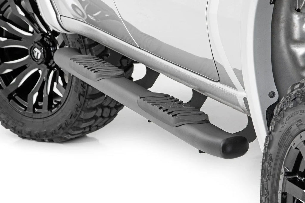 Rough Country Oval Nerf Step | Crew Cab | Chevy/GMC 1500/2500HD/3500HD (19-24) 21002 - Main Product View