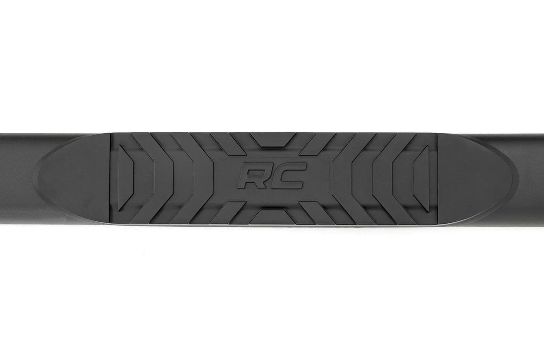 Rough Country Oval Nerf Step | Double Cab | Black | Toyota Tacoma 2WD/4WD (2024-2025) - Additional View 5