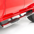 Load image into Gallery viewer, Rough Country Oval Nerf Steps | Stainless | Crew Cab | Chevy/GMC 1500/2500HD/3500HD (19-24) 21002S - Back View