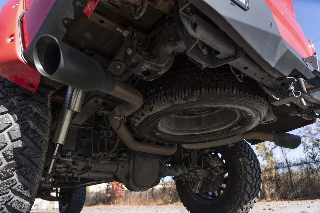 Rough Country Performance Cat-Back Exhaust | No Std Cab | Ford F-150 2WD/4WD (2015-2020) 96006 - Additional View 5