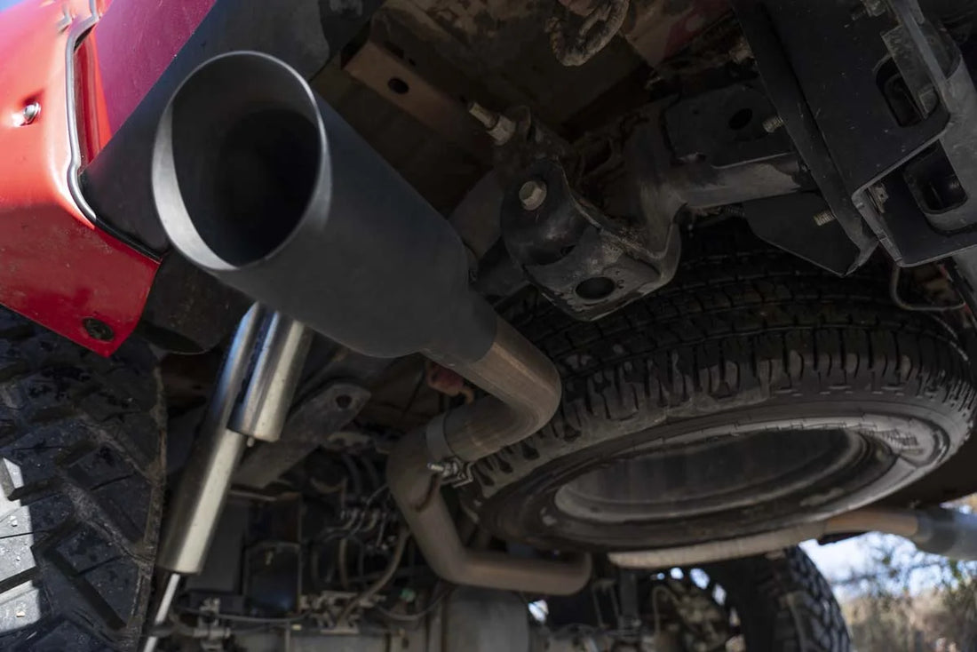 Rough Country Performance Cat-Back Exhaust | No Std Cab | Ford F-150 2WD/4WD (2015-2020) 96006 - Additional View 6