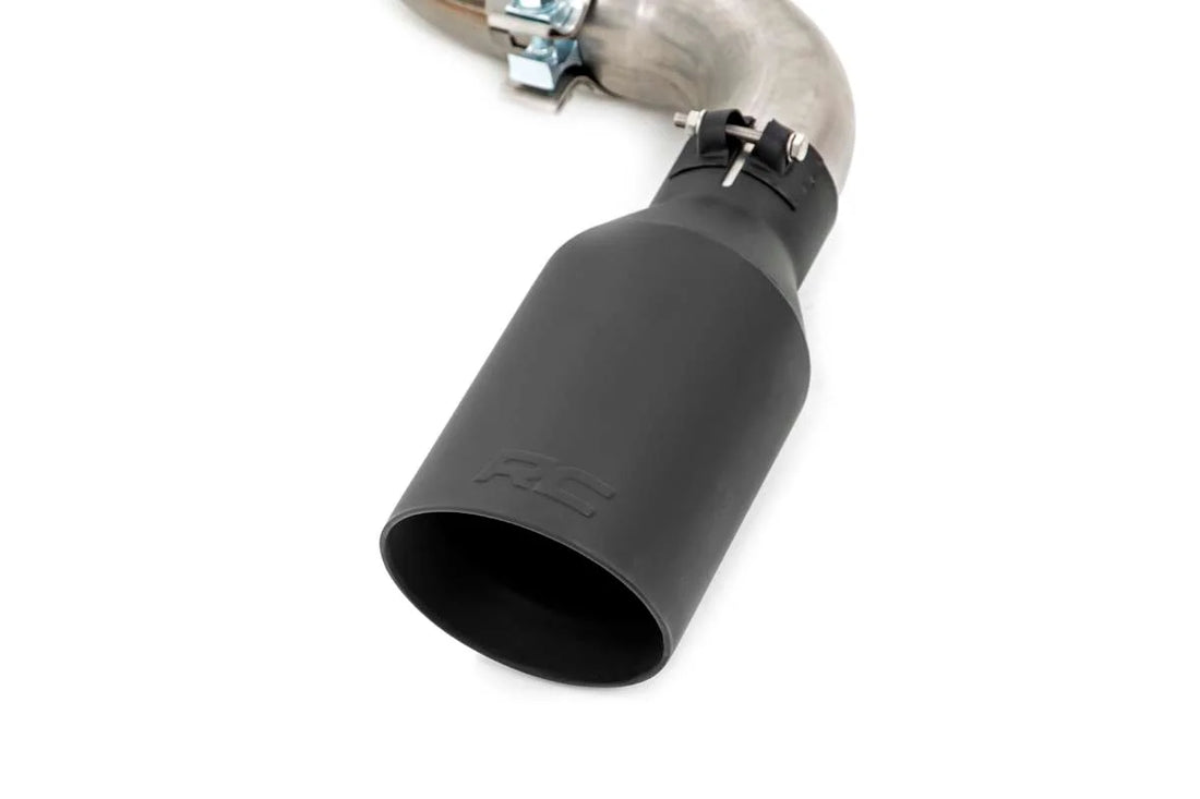 Rough Country Performance Cat-Back Exhaust | Stainless | 4.8L/5.3L | Chevy/GMC 1500 (09-13) 96008 - Side View