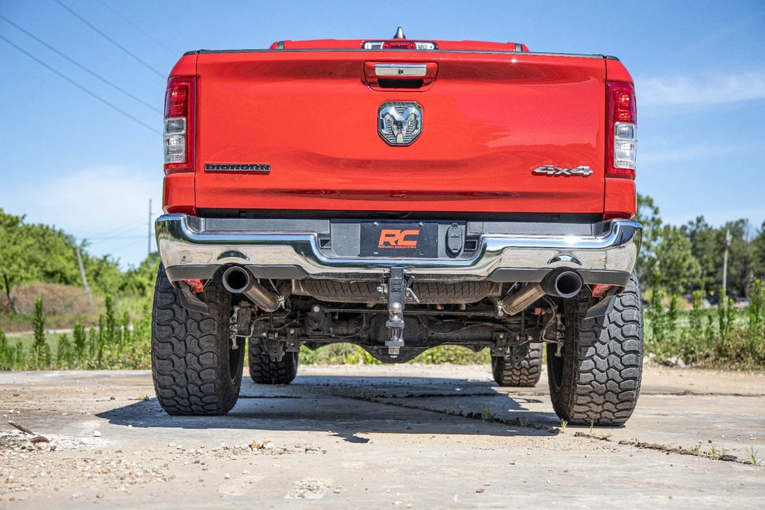 Rough Country Performance Cat-Back Exhaust | Stainless | 5.7L | Ram 1500 2WD/4WD (19-24) 96013 - Installation View