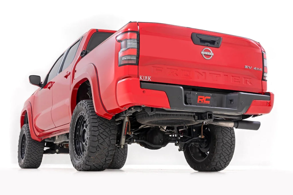 Rough Country Performance Cat-Back Exhaust | Stainless | 3.8L | Nissan Frontier (22-26) - Side View