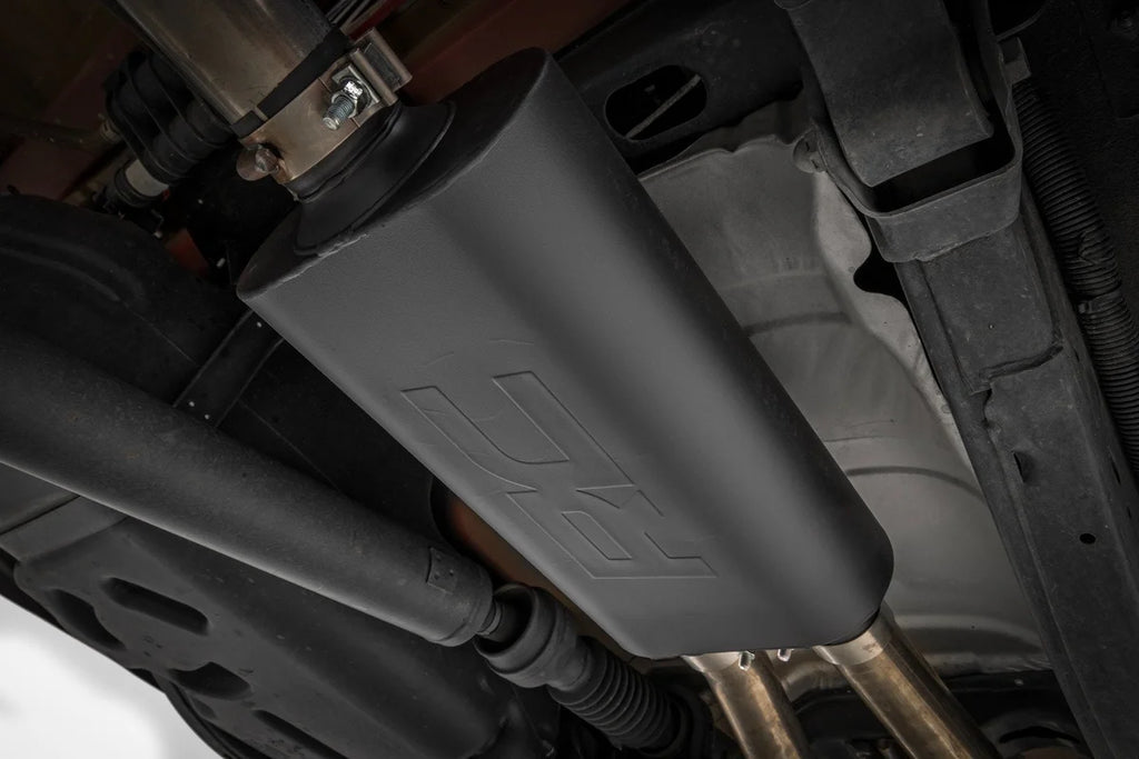 Rough Country Performance Cat-Back Exhaust | Stainless | 3.8L | Nissan Frontier (22-26) - Installation View