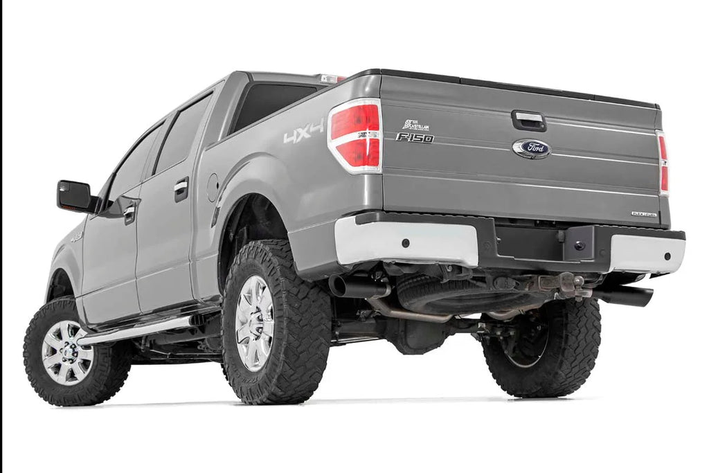 Rough Country Performance Cat-Back Exhaust | V8 Engines | Ford F-150 2WD/4WD (2009-2014) 96010 - Side View