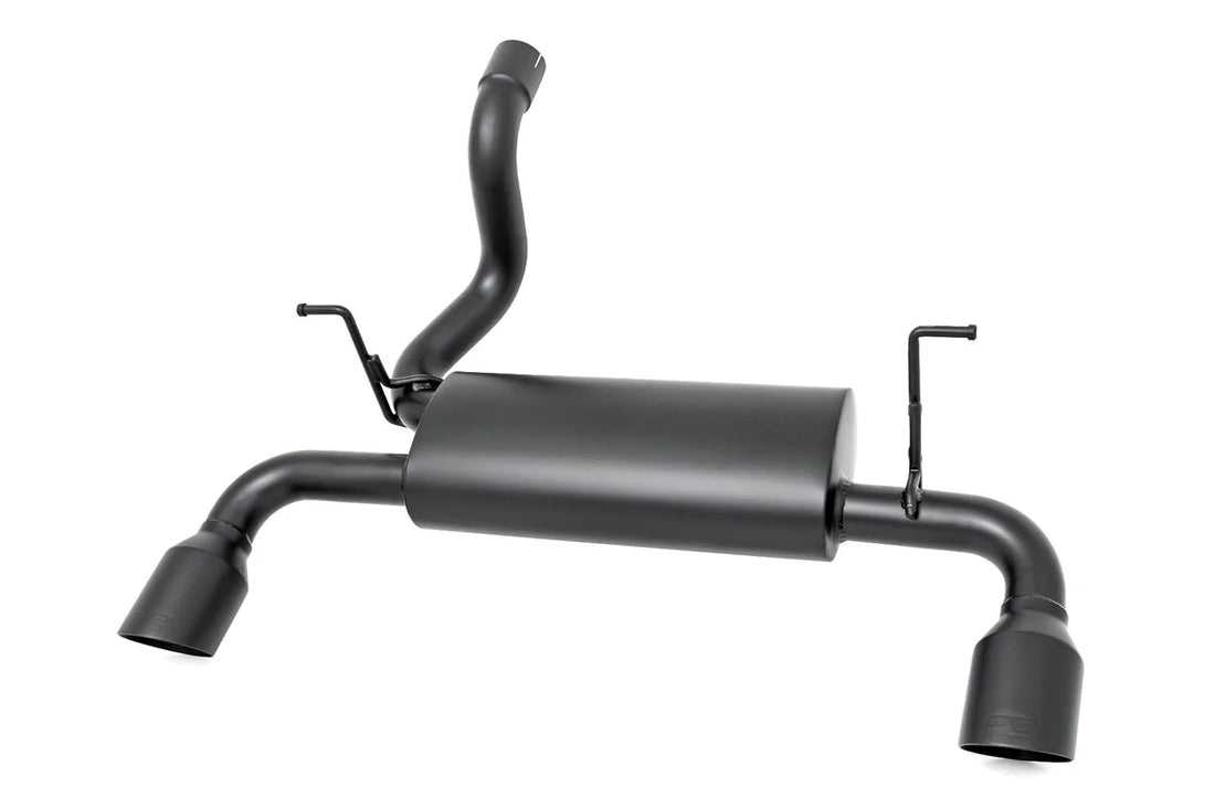 Rough Country Performance Exhaust | Dual Outlet | Jeep Wrangler JL (18-24)/Wrangler Unlimited (18-24) 96003 - Side View