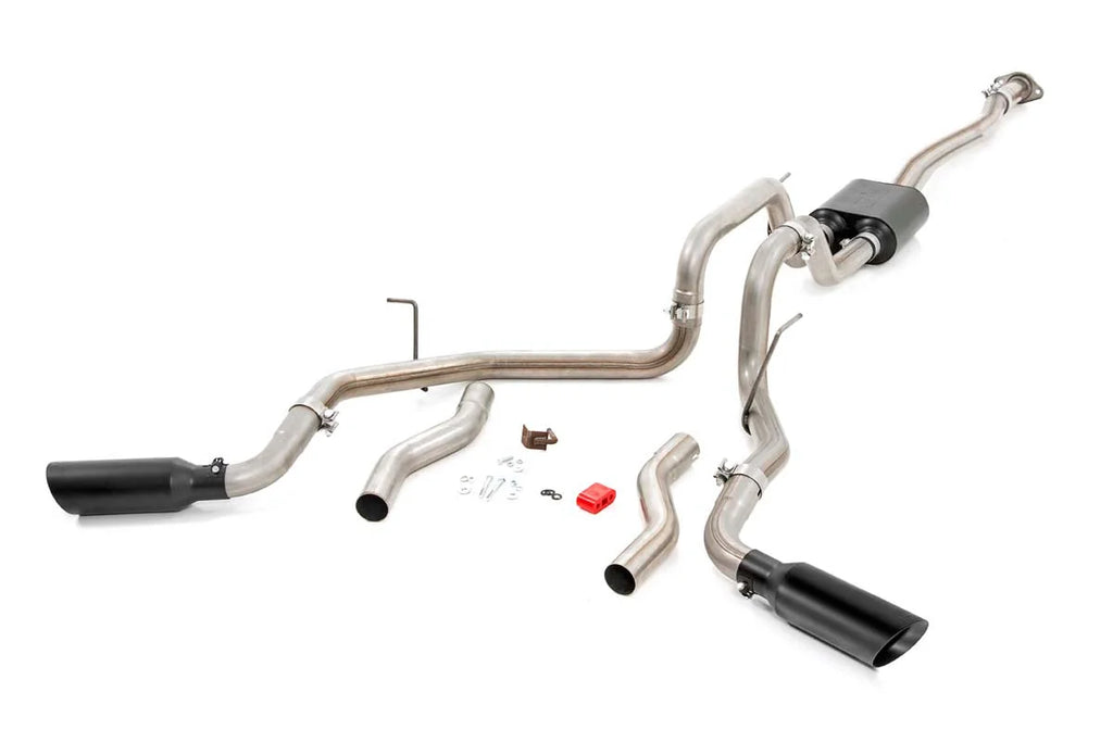 Rough Country Performance Exhaust | Ext Cab | 4.8L/5.3L | Chevy/GMC 1500 (99-06) 96005 - Back View